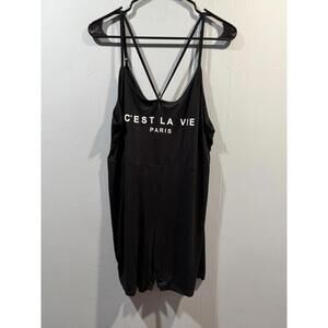Womens SHEIN Curve Jumpsuit Size 2XL Black
